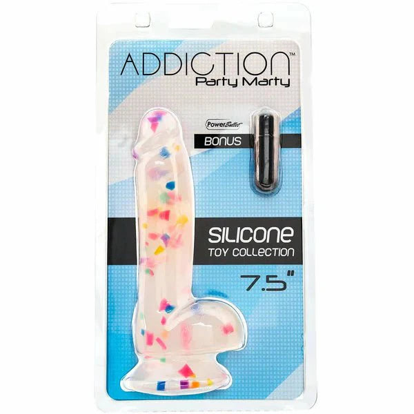 Addiction Party Marty - Silicone Confetti Dong - Whispered Fantasies