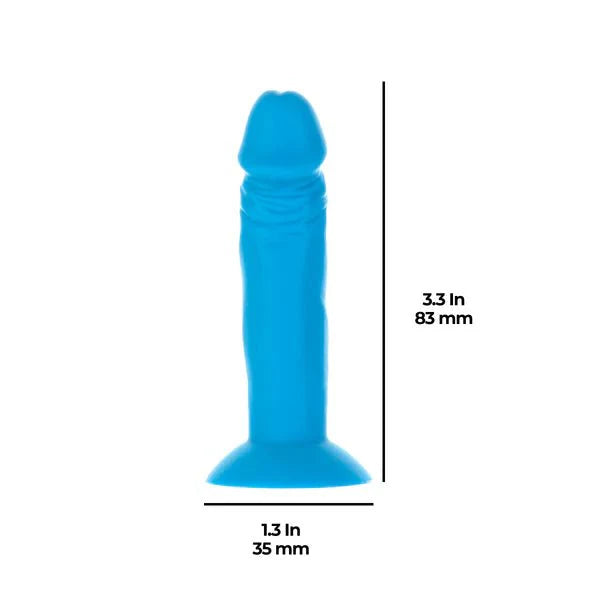 Addiction Silly Willy – 3.3” Silicone Dildo – Multicolour - Whispered Fantasies