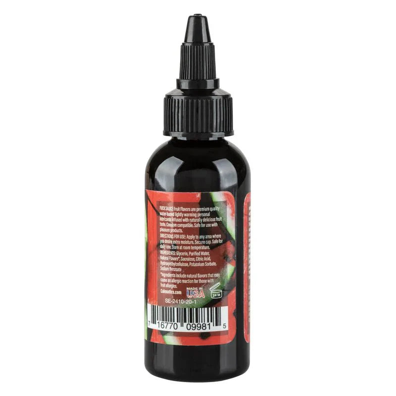 CalExotics – Fuck Sauce – Water - Based Lubricant – Watermelon - 2oz/60ml - Whispered Fantasies