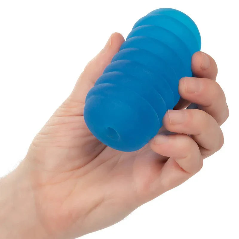 CaleXOtics Pop Sock Ribbed - Blue - Whispered Fantasies