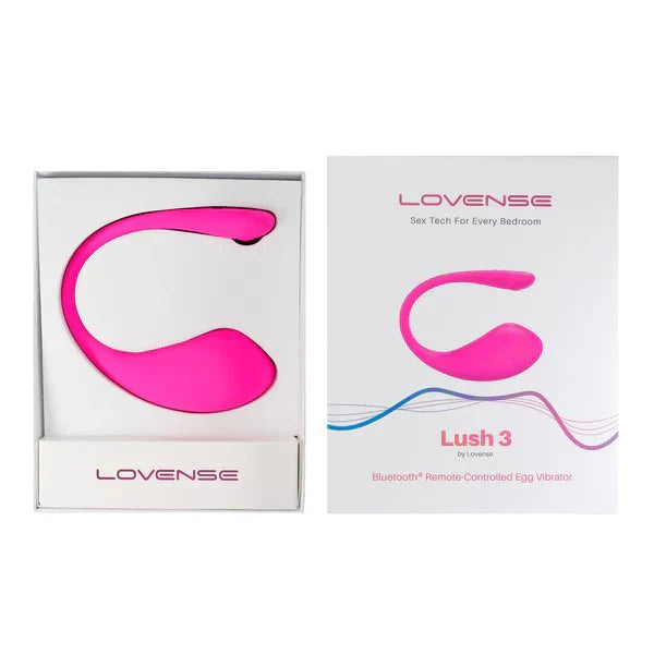 Lovense Lush 3 – Bluetooth Wearable Vibrating Egg – Pink - Whispered Fantasies