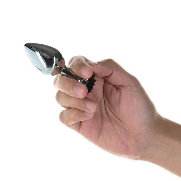 LUX active® 3.5" Rose Anal Plug – Black - Whispered Fantasies