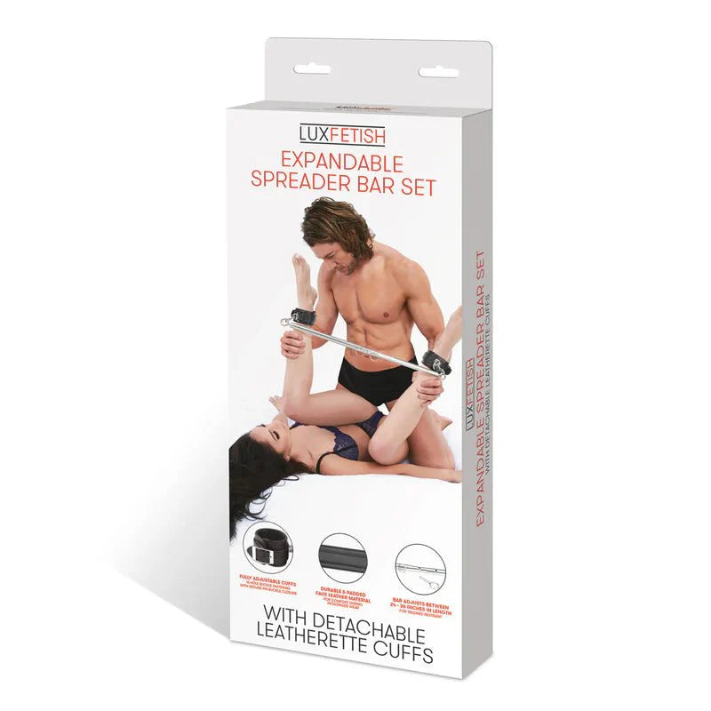 Lux Fetish Expandable Spreader Bar Set - Whispered Fantasies