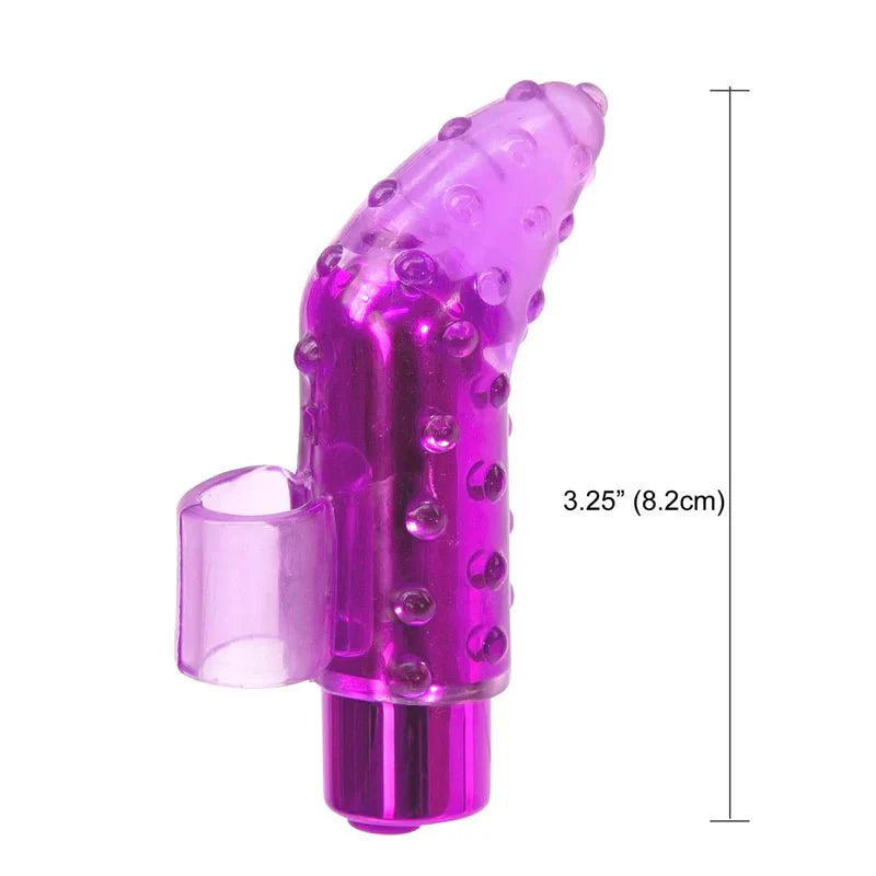 Pure Love® - Rechargeable Frisky Finger Vibrator – Purple - Whispered Fantasies