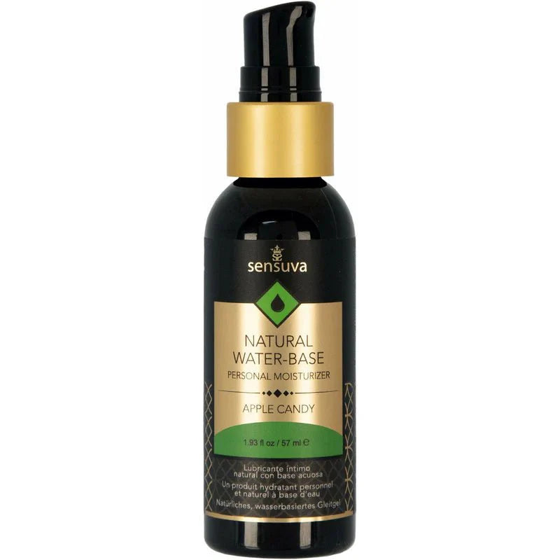 Sensuva Natural Water - Based – Flavoured Personal Moisturizer - 1.9 oz - Apple Candy - Whispered Fantasies