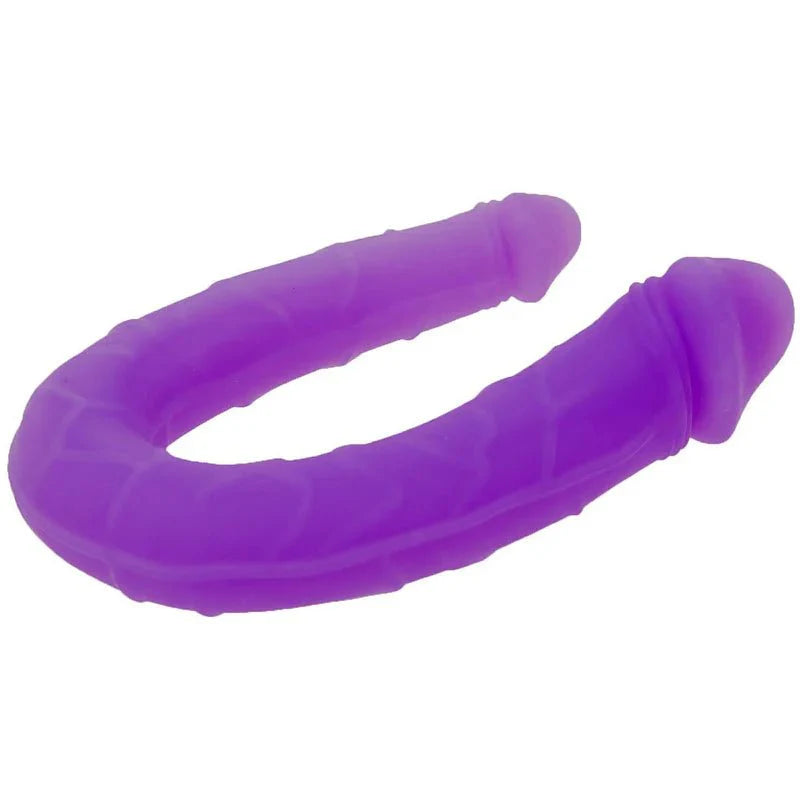 Seven Creations Silicone Double Mini Double Penetration Dong - Purple - Whispered Fantasies