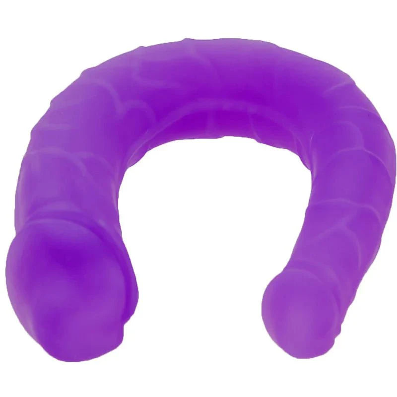 Seven Creations Silicone Double Mini Double Penetration Dong - Purple - Whispered Fantasies