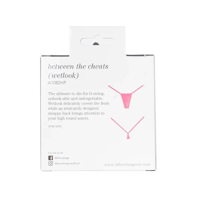 Allure Between The Cheats Pink Panty – One Size Fits Most - Pink - Whispered Fantasies