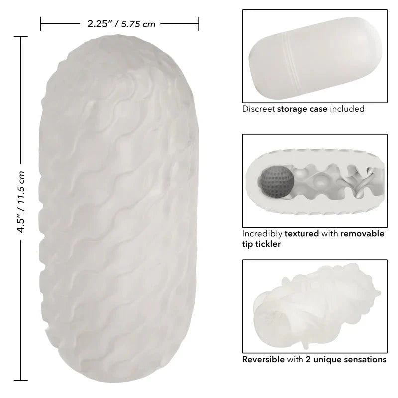 CaleXOtics – Boundless – Reversible Squishy Ball Stroker - Whispered Fantasies