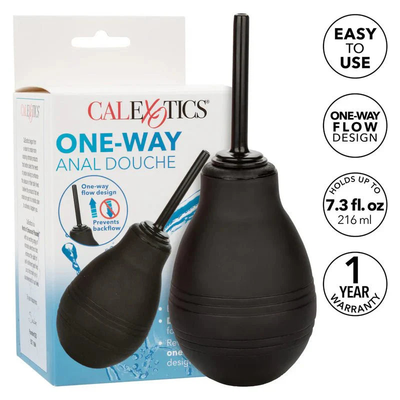 CaleXOtics One Way Anal Douche - Black - Whispered Fantasies