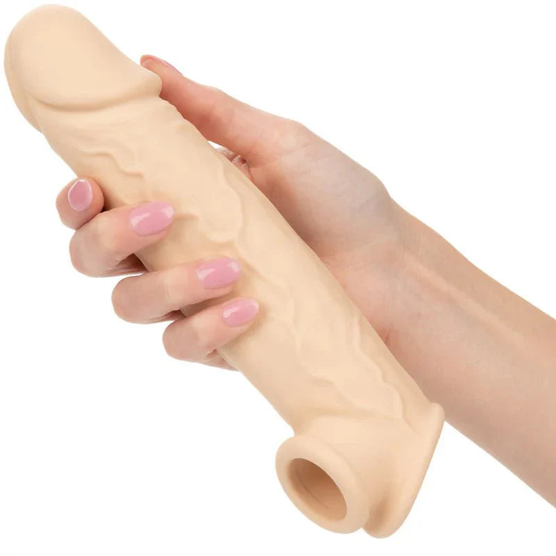 CalExotics® - Performance Maxx™ - Life - Like Penis Extension – 8” – Ivory - Whispered Fantasies