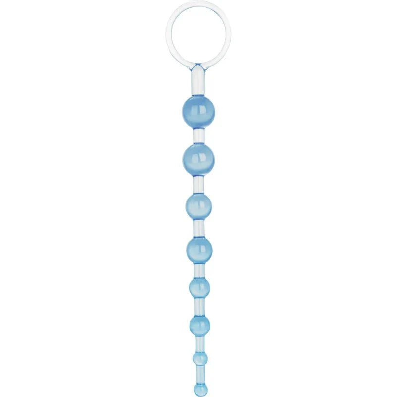 CalExotics Shanes World Anal Beads - Blue - Whispered Fantasies