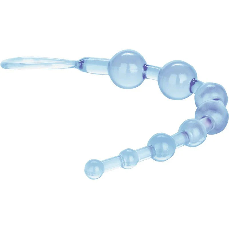 CalExotics Shanes World Anal Beads - Blue - Whispered Fantasies