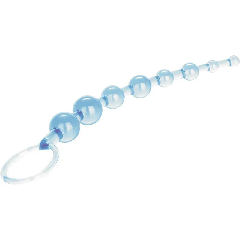 CalExotics Shanes World Anal Beads - Blue - Whispered Fantasies