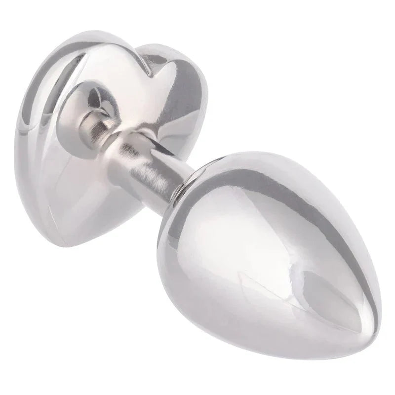 CaleXOtics Small Jewel Ruby Heart Plug - Ruby - Whispered Fantasies