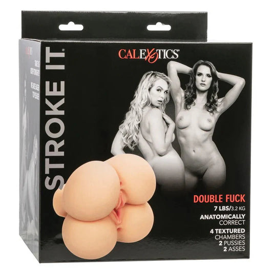 CaleXOtics Stroke It Double Fu* - Ivory - Whispered Fantasies