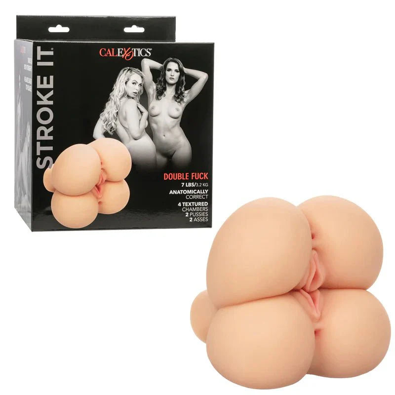CaleXOtics Stroke It Double Fu* - Ivory - Whispered Fantasies