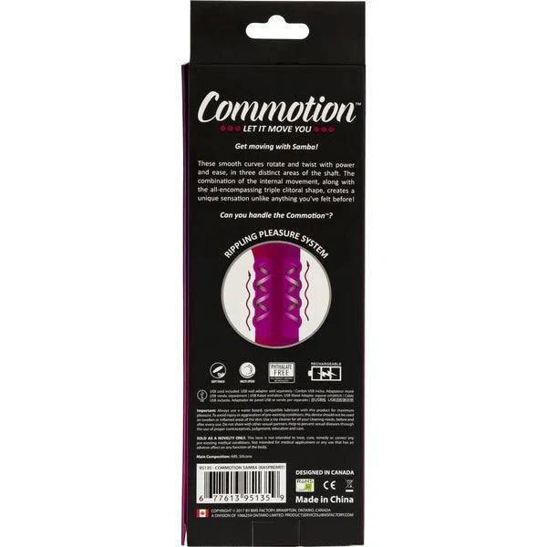 Commotion Commotion Samba - Raspberry - Whispered Fantasies