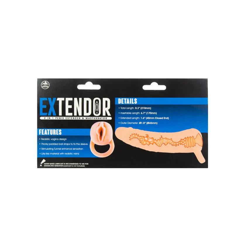 Excellent Power Extendor 2 in 1 Penis Extender & Masturbator - Whispered Fantasies