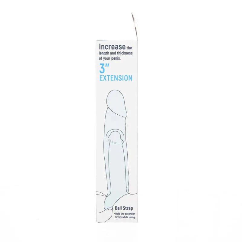 Excellent Power Ice Crystals Collection Length Enhancer Penis Extender With Ball Strap - Whispered Fantasies