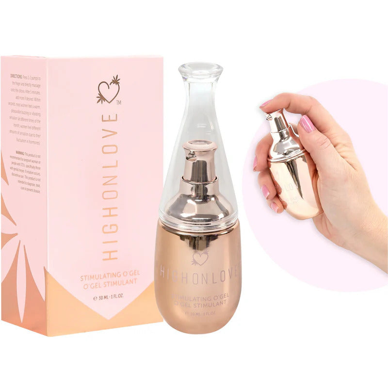 High On Love Stimulating Orgasm Gel with Cannabis Oil