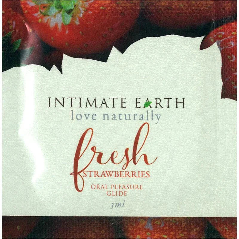 Intimate Earth Oral Pleasure Guide - Strawberry - 3ml/.1oz - Whispered Fantasies