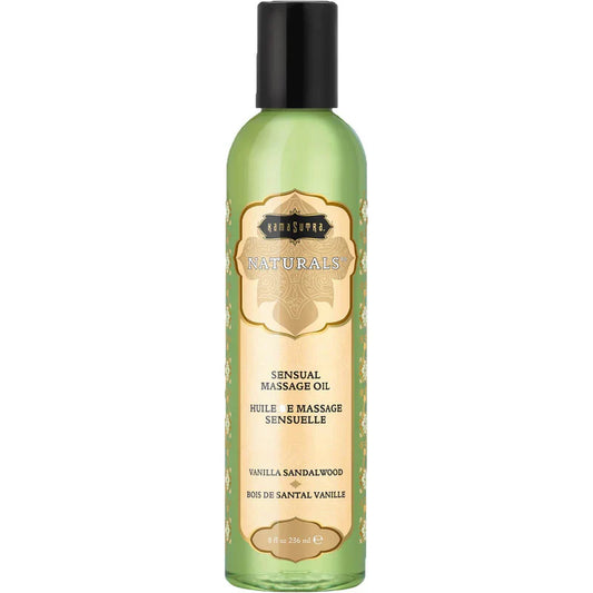 Kama Sutra Vanilla Sandalwood Massage Oil Bottle