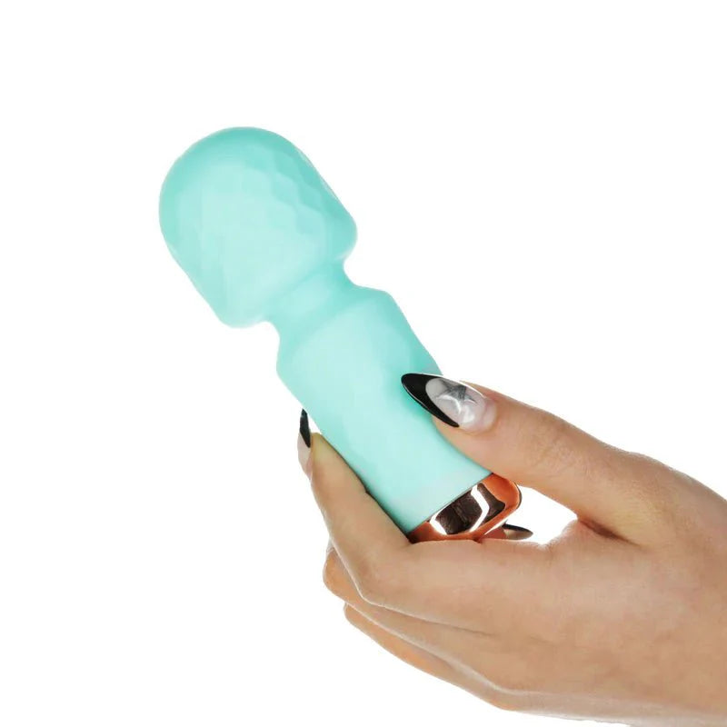 M’Lady – Mini Vibrating Wand – Teal - Whispered Fantasies