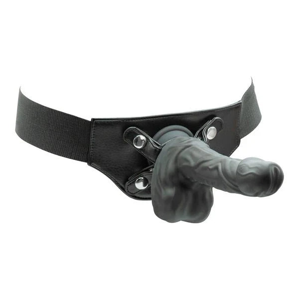 Naked Addiction – 8.6” Silicone Rotating & Thrusting Vibrating Dildo with Remote - Noir - Whispered Fantasies