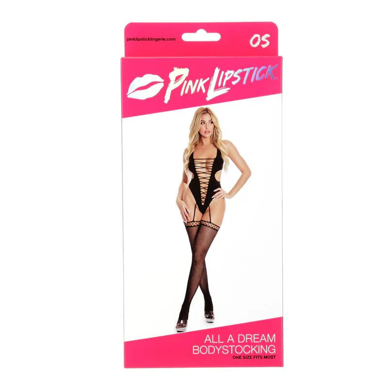 Pink Lipstick - Ring Master 3PC Set - Black - OS - Whispered Fantasies