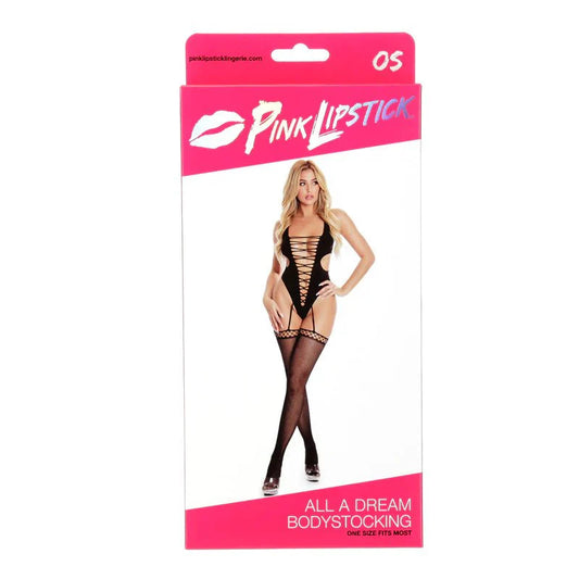 Pink Lipstick - Ring Master 3PC Set - Black - OS - Whispered Fantasies