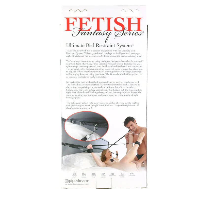 Pipedream - Fetish Fantasy Series Ultimate Bed Restraint System - Whispered Fantasies