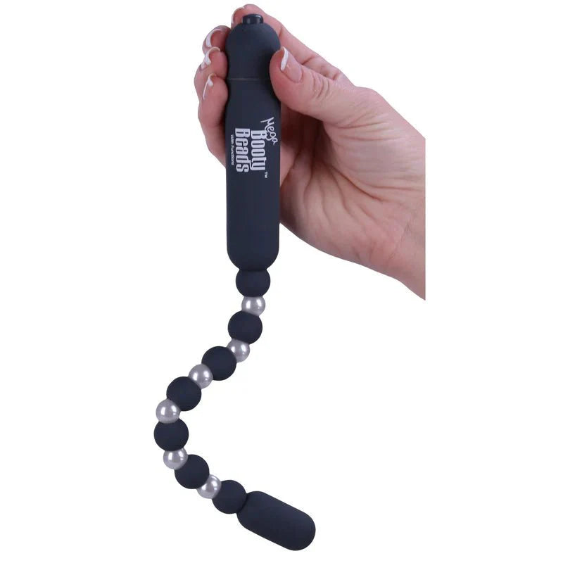 PowerBullet Mega Booty Beads with 7 Functions - Grey - Whispered Fantasies