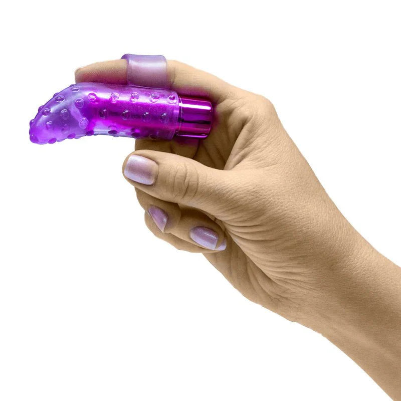 Pure Love® - Rechargeable Frisky Finger Vibrator – Purple - Whispered Fantasies