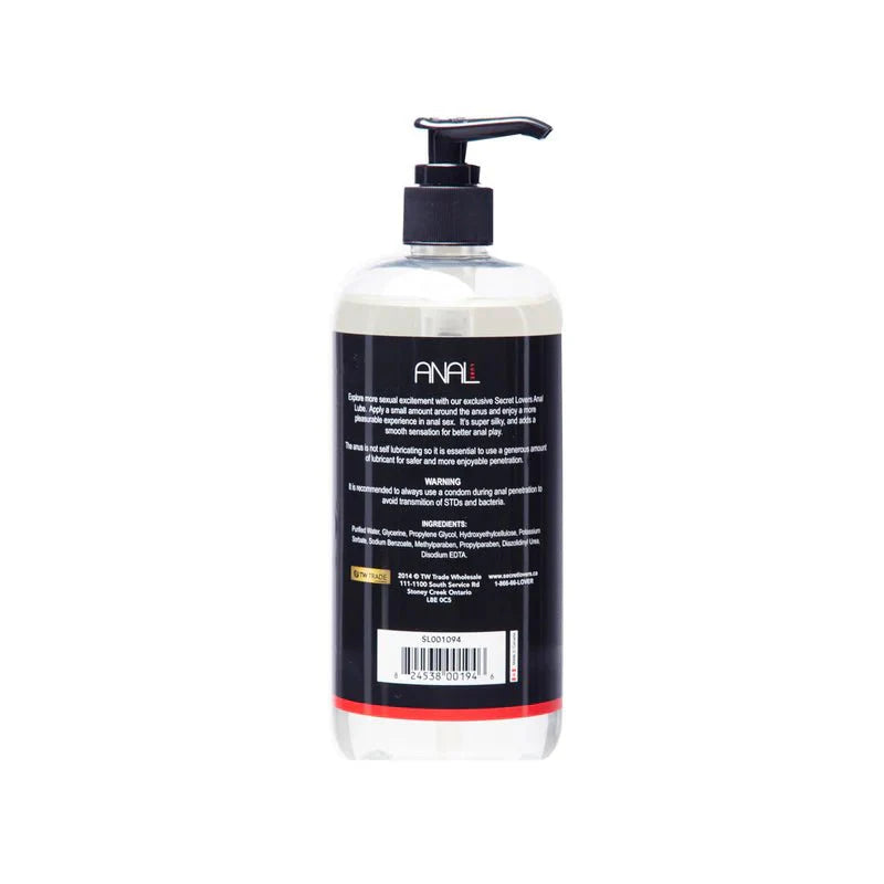 Secret Lovers Anal Lube – 500ML - Whispered Fantasies