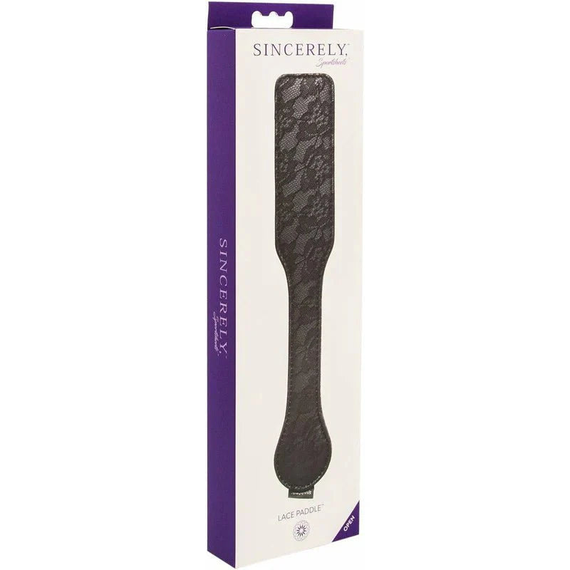 Sportsheets Sincerely - Lace Paddle - Black - Whispered Fantasies