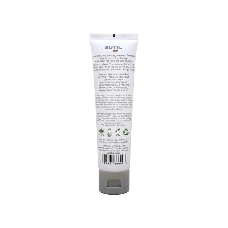 SUTIL Luxe Water - Based Personal Lubricant – 2 oz. - Whispered Fantasies