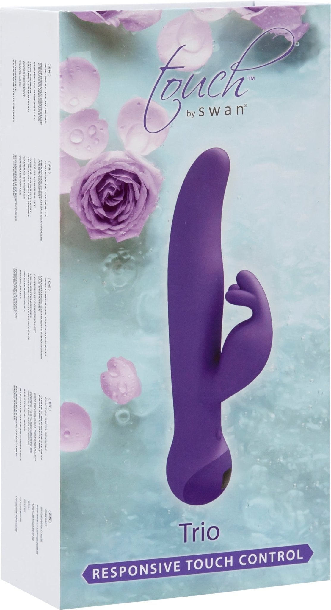 Swan Touch - Trio - Rabbit Vibrator - Rechargeable - Purple - Whispered Fantasies