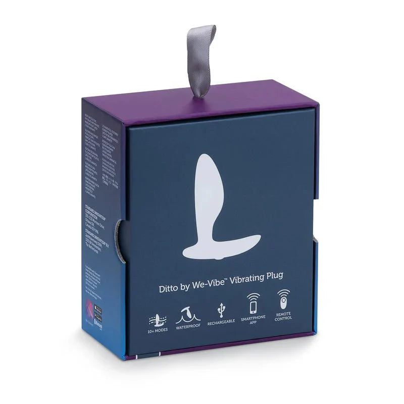 We - Vibe Ditto Vibrating Anal Plug - Purple - Whispered Fantasies