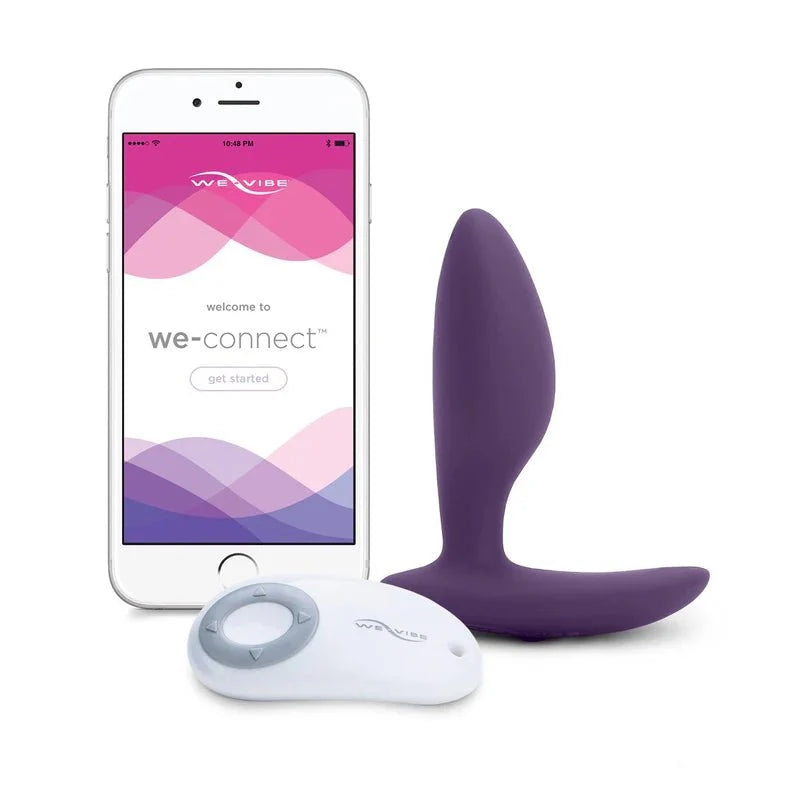 We - Vibe Ditto Vibrating Anal Plug - Purple - Whispered Fantasies