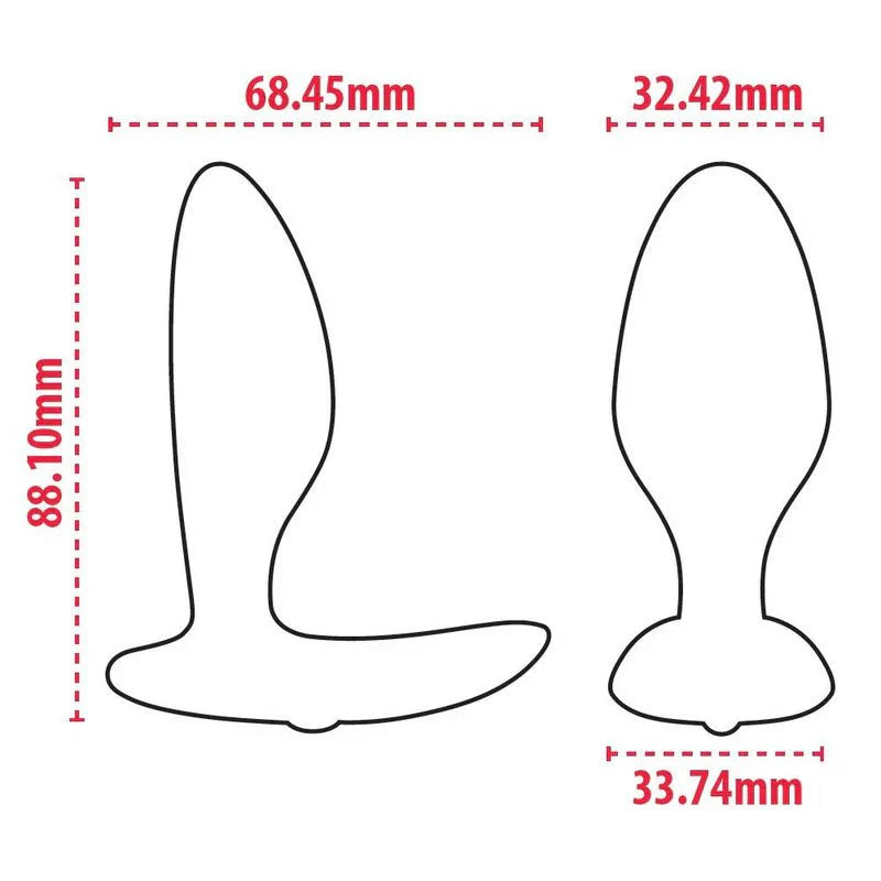 We - Vibe Ditto Vibrating Anal Plug - Purple - Whispered Fantasies