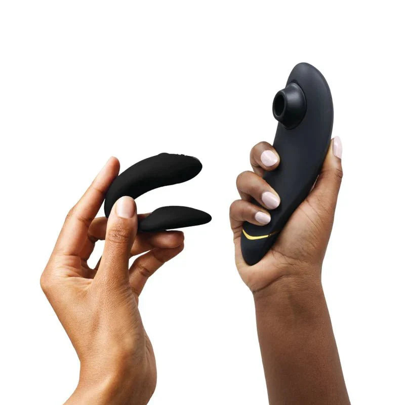 We - Vibe® & Womanizer – Golden Moments 2.0 – Limited Edition Gift Set - Black - Whispered Fantasies