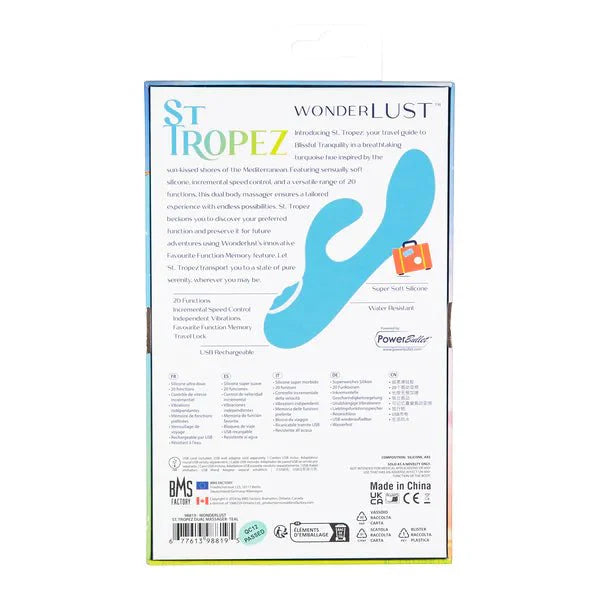 Wonderlust St Tropez - Teal - Whispered Fantasies